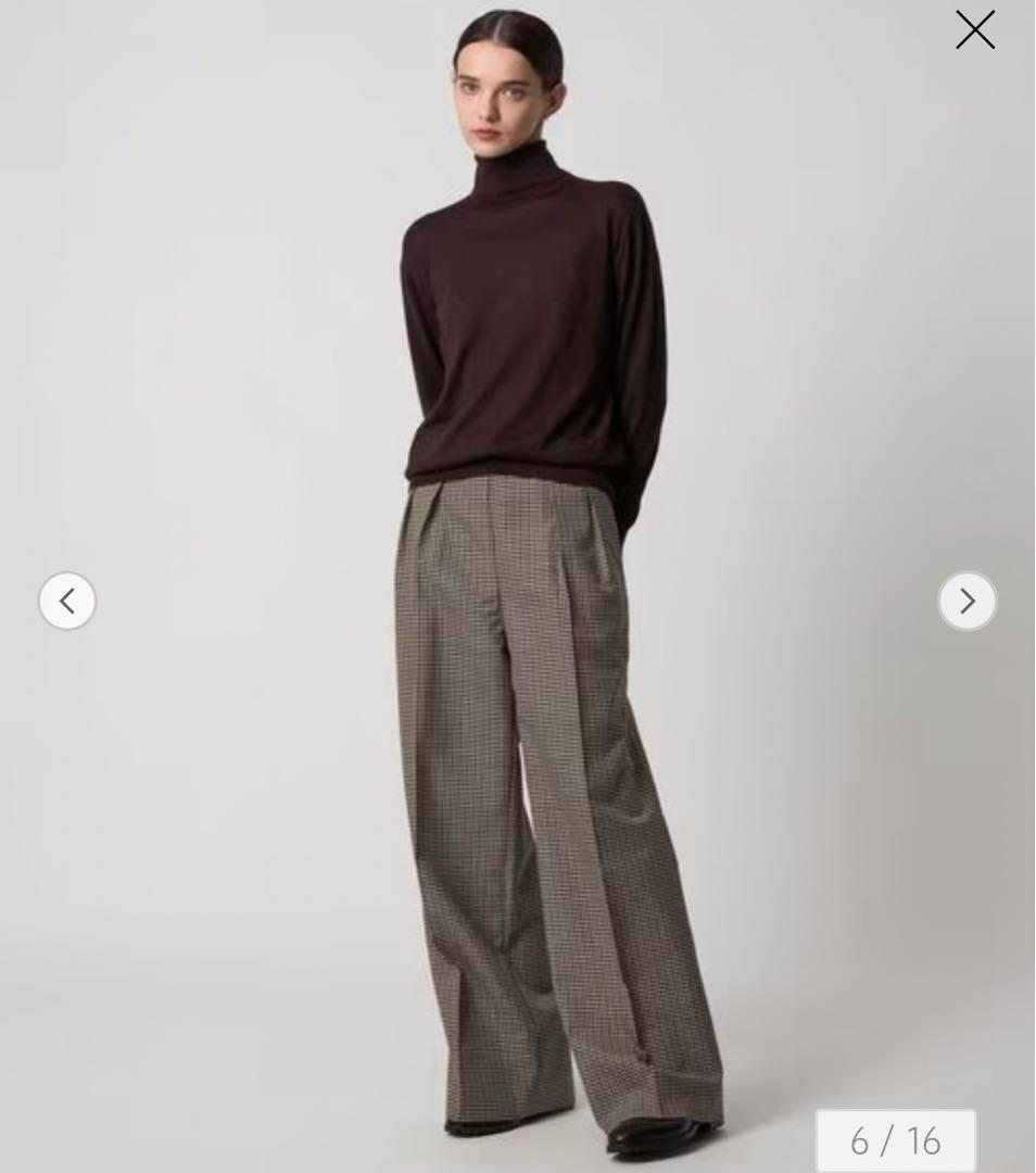 Drawer FALL1 ウールモヘヤチェックパンツ