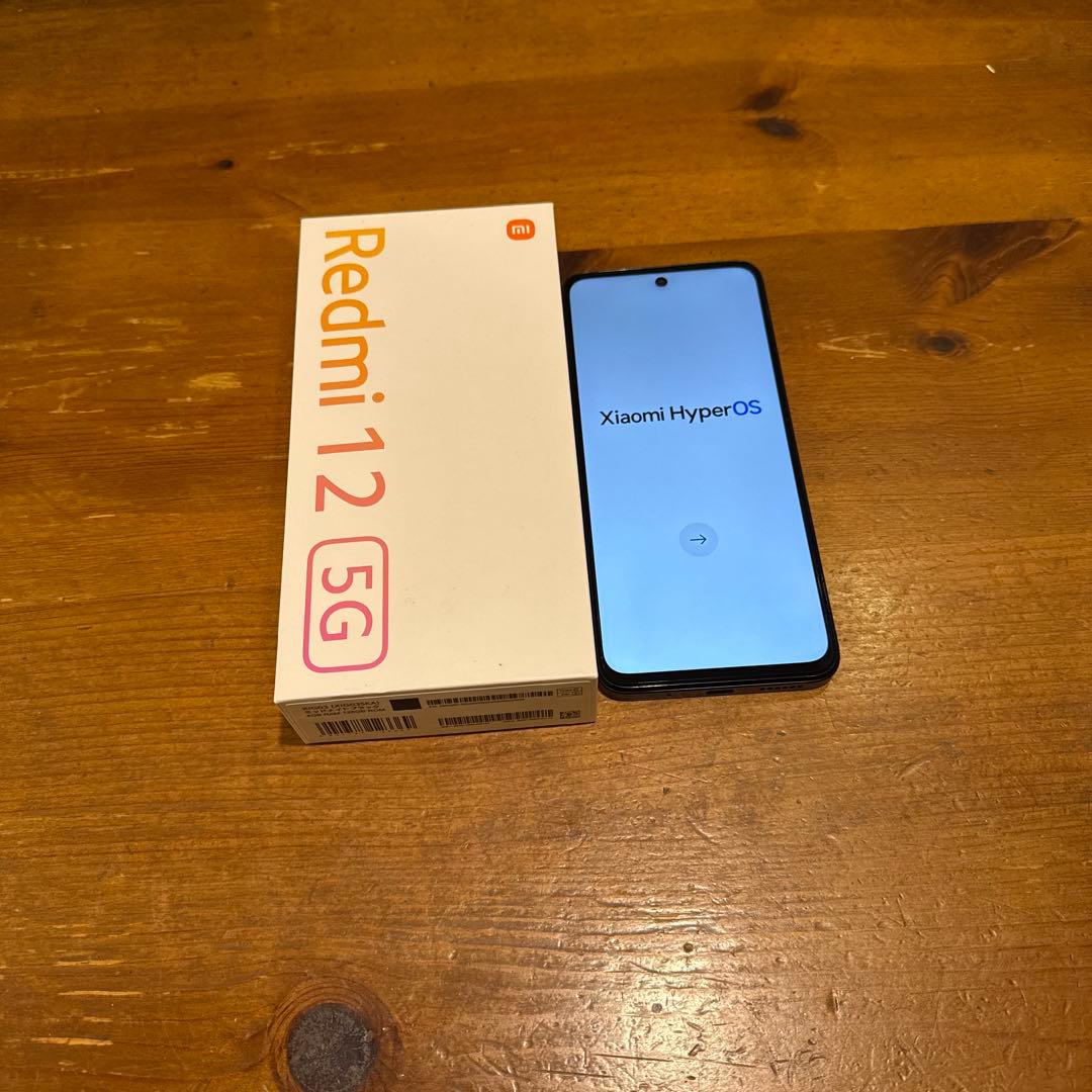 Redmi 12 5G ミッドナイトブラック　スマホ本体
