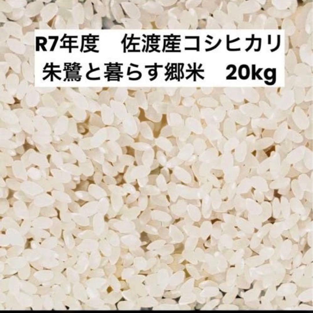 佐渡産コシヒカリ 朱鷺と暮らす郷米　20kg