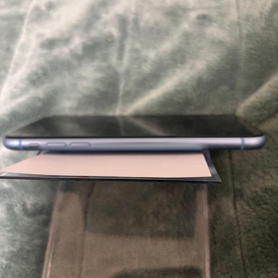 iPhone XR 128GB ブルー 本体のみ 初期化済 SIMフリー
