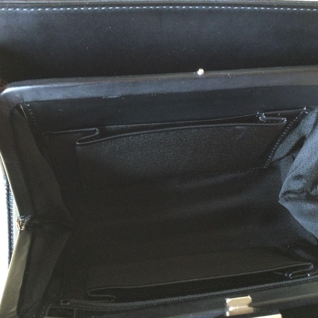 Guchimim　黒のハンドバッグ 箱付き