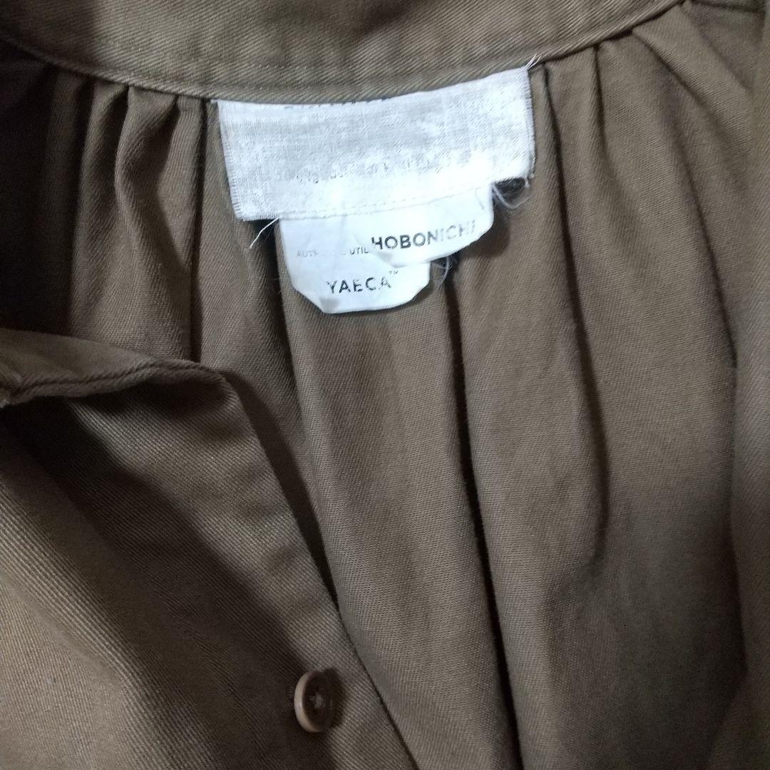 お値下げ♪YAECA✖️ほぼ日 LDKWARE ロングスモックドレス 朽葉 美品