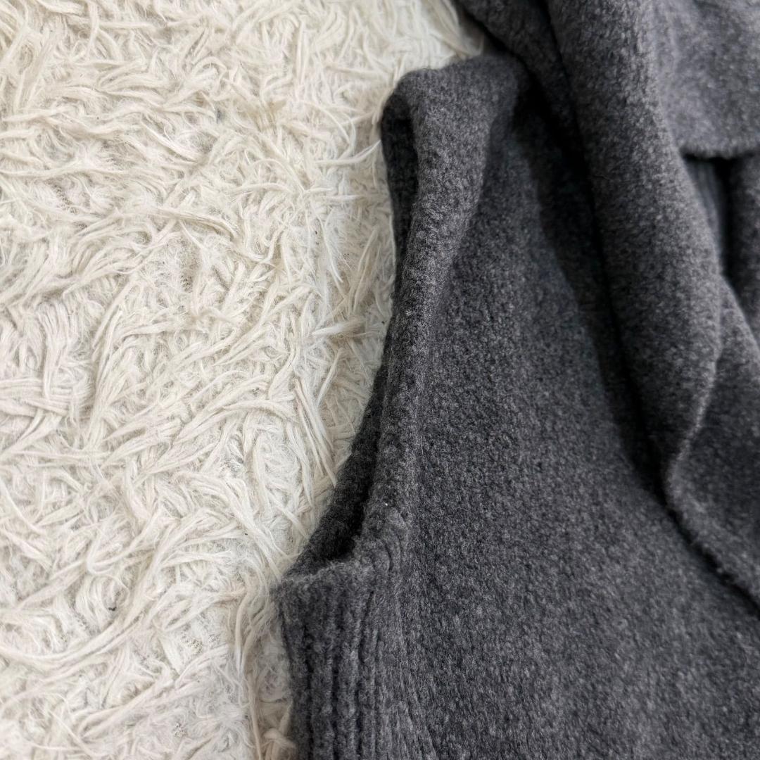 17109✨22年 フォクシー ニット ロングジレ カシミヤ混 ニュアージュ