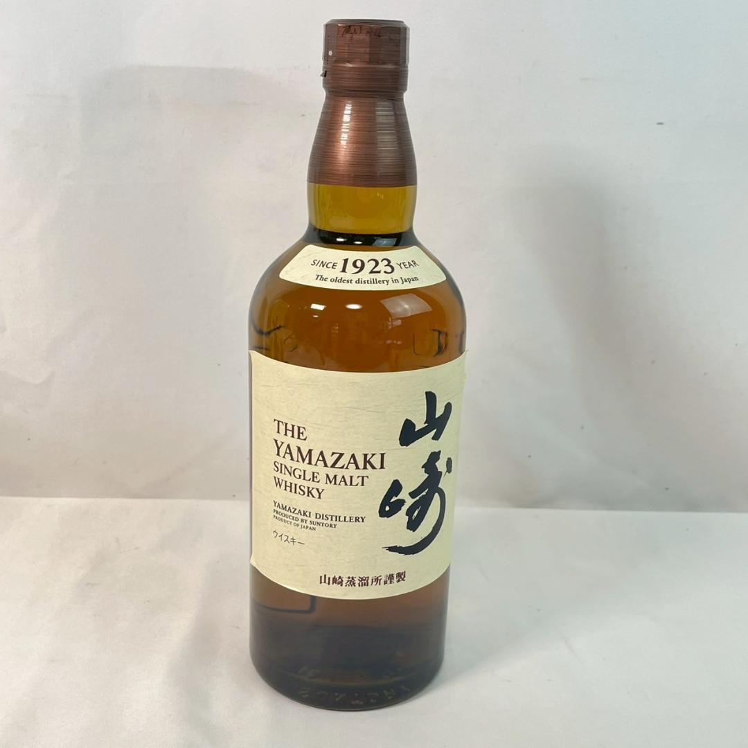 サントリー シングルモルト ウイスキー 山崎 700ml 未開封 箱付き