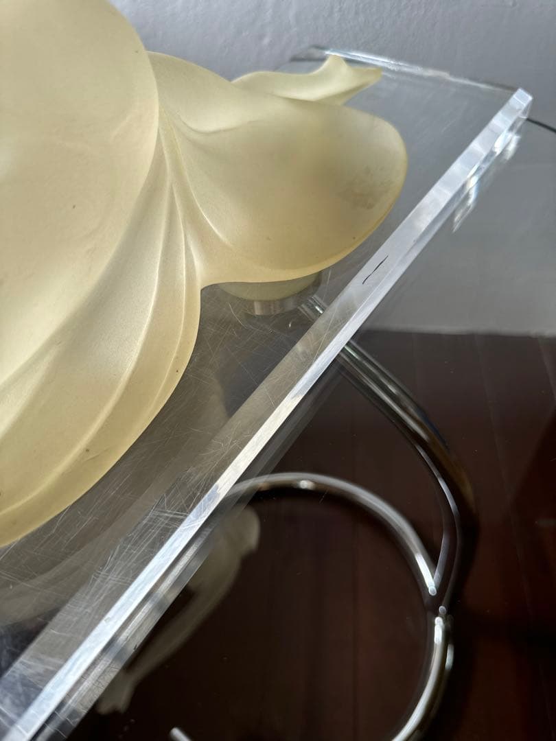 クリスタル オブジェ アンティーク ヴィンテージ レトロ アート 置物 希少