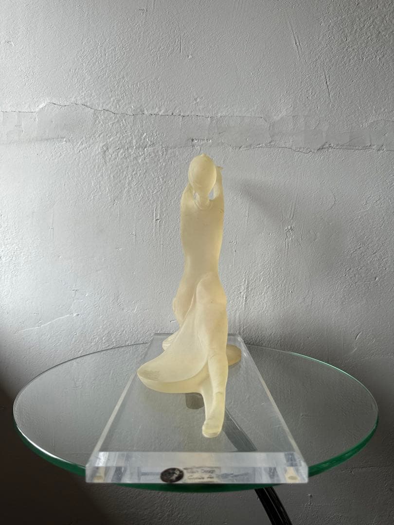 クリスタル オブジェ アンティーク ヴィンテージ レトロ アート 置物 希少