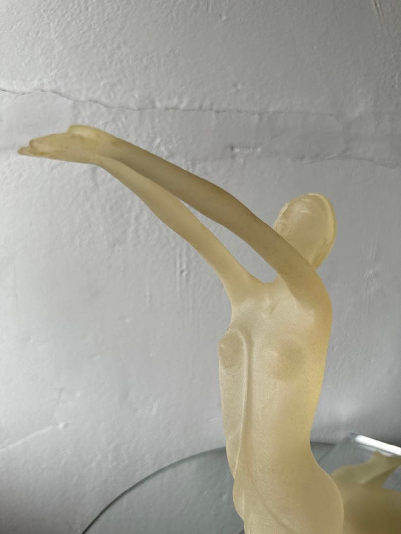 クリスタル オブジェ アンティーク ヴィンテージ レトロ アート 置物 希少