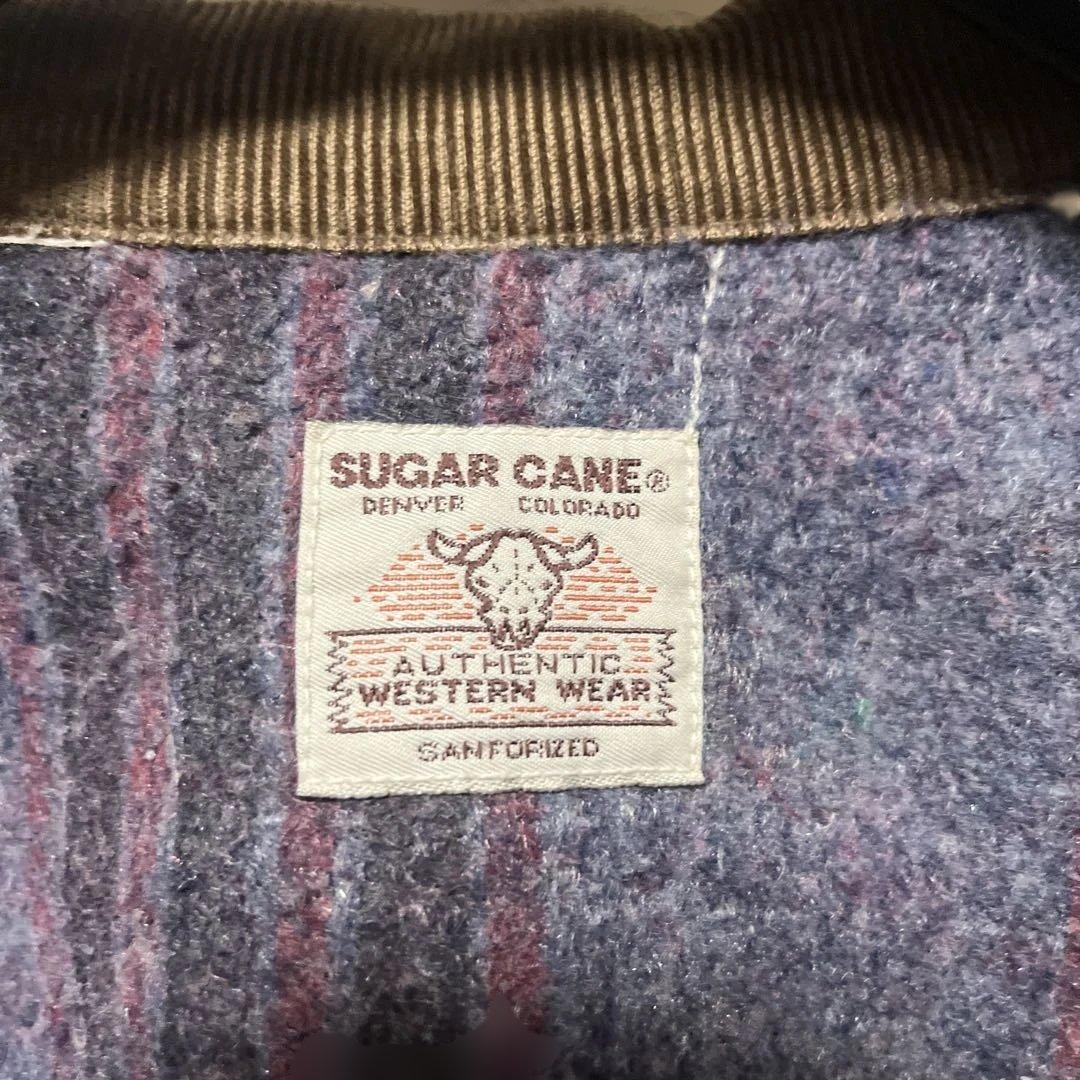 SUGAR CANE デニムカバーオール コーデュロイ襟 ブランケット付き