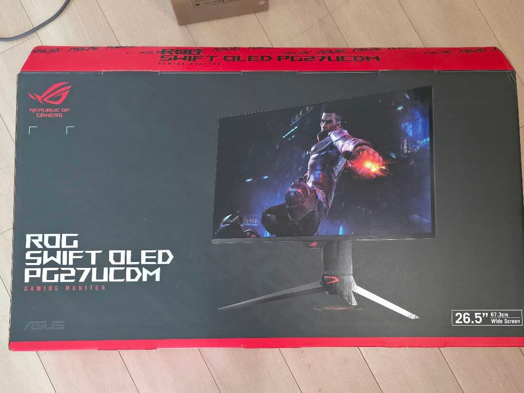 ROG SWIFT OLED PG27UCDM 26.5インチ