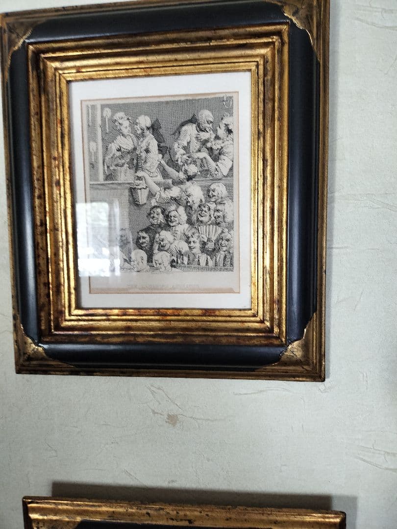 イギリスアンティークホガースの版画