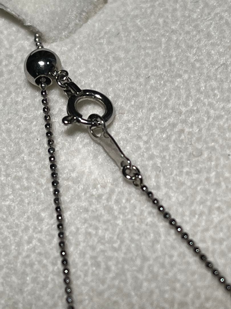 【Mami プロフィール必読】桜色石付き　Pt 850 ペンダント