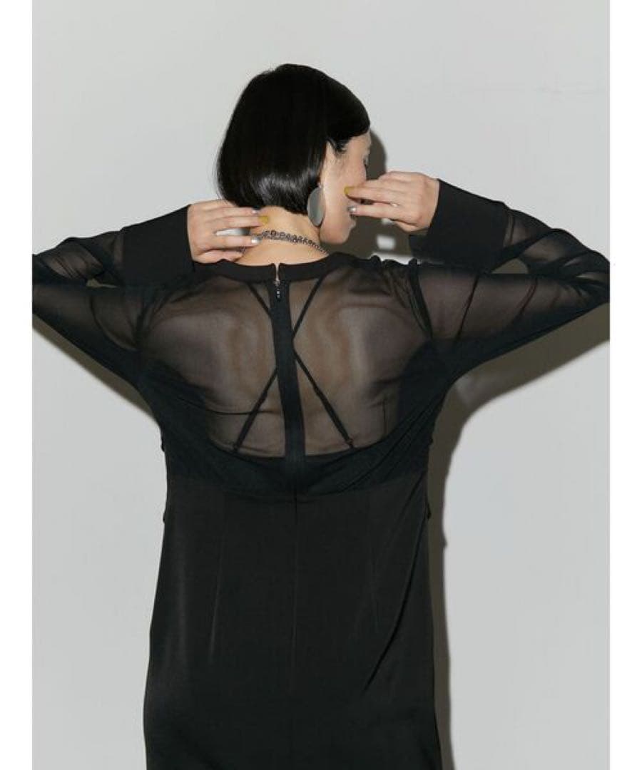 ✨美品✨近年 アンスリード シアーミックスワンピース 38