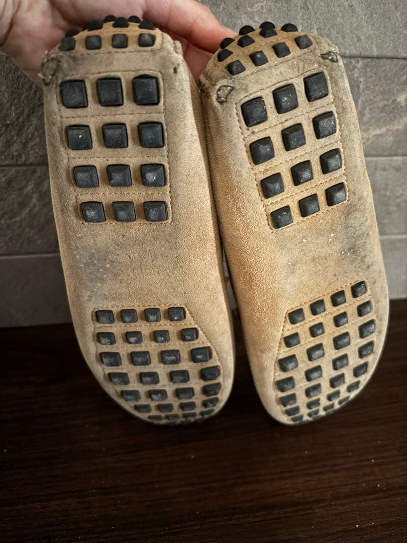 エルメス　37 モカシン　ムートン　23.5cm 24cm