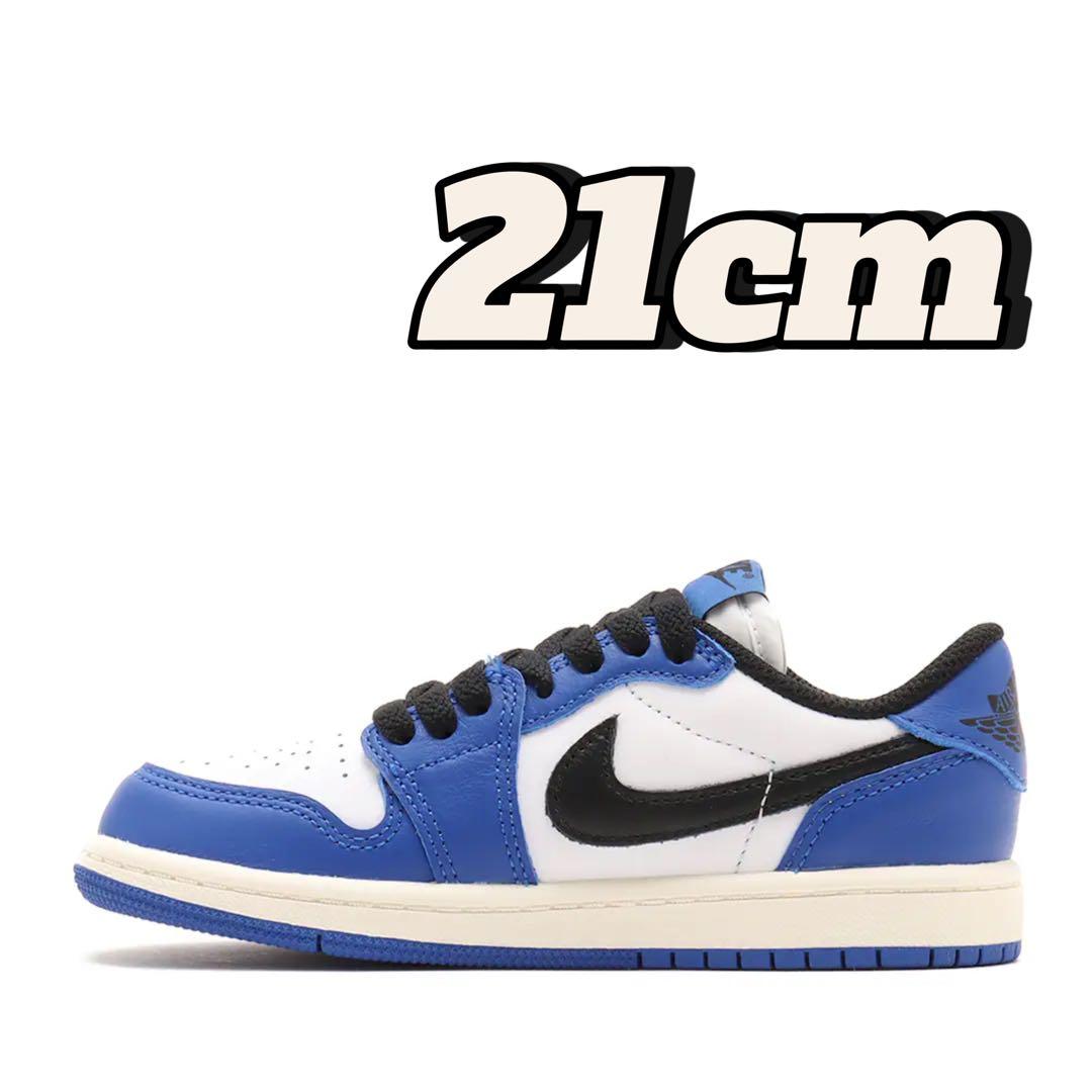 スニーカー 21cm NIKE JORDAN 1 RETRO LOW OG PS