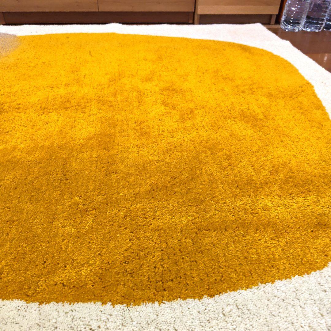 【美品】unico オーダーアクリルラグ MUSY(ムーイス)140×200cm