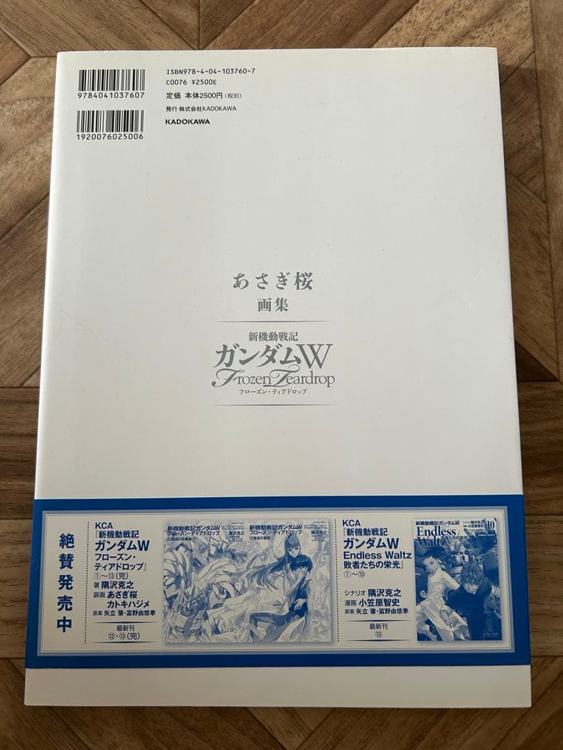あさぎ桜 ガンダムW 画集 未使用美品 レア！フローズンティアドロップ