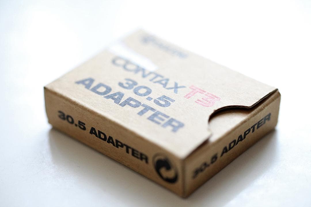 CONTAX T3 30.5 アダプター、Filter Q633