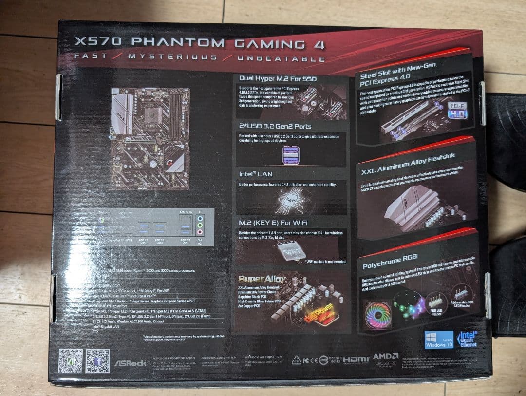 マザーボード ASRock X570 PHANTOM GAMING 4