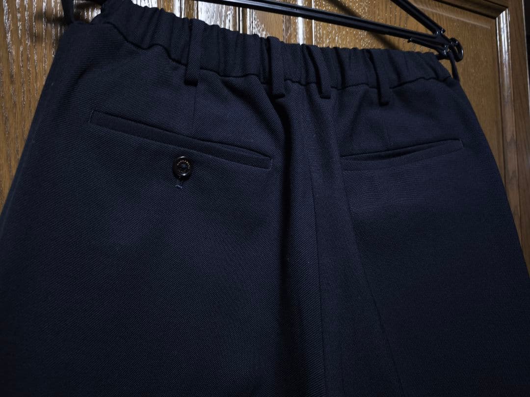 マーカウェア　ウールサバイバルクロス　ペグトップ　ネイビー　サイズ2