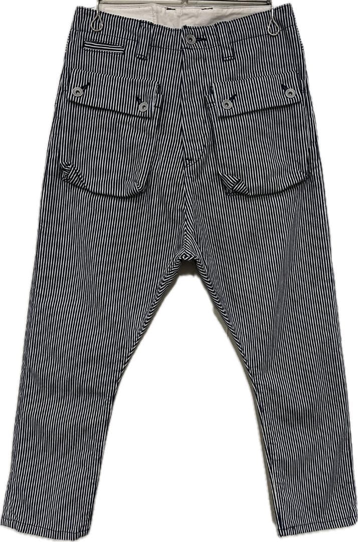 ＊ネイタルデザイン LotG55 ヒッコリー フラップ サルエルパンツ W28