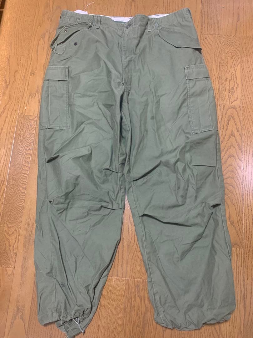 【のび】70s 米軍実物 US ARMY M65 カーゴパンツ　ミリタリー