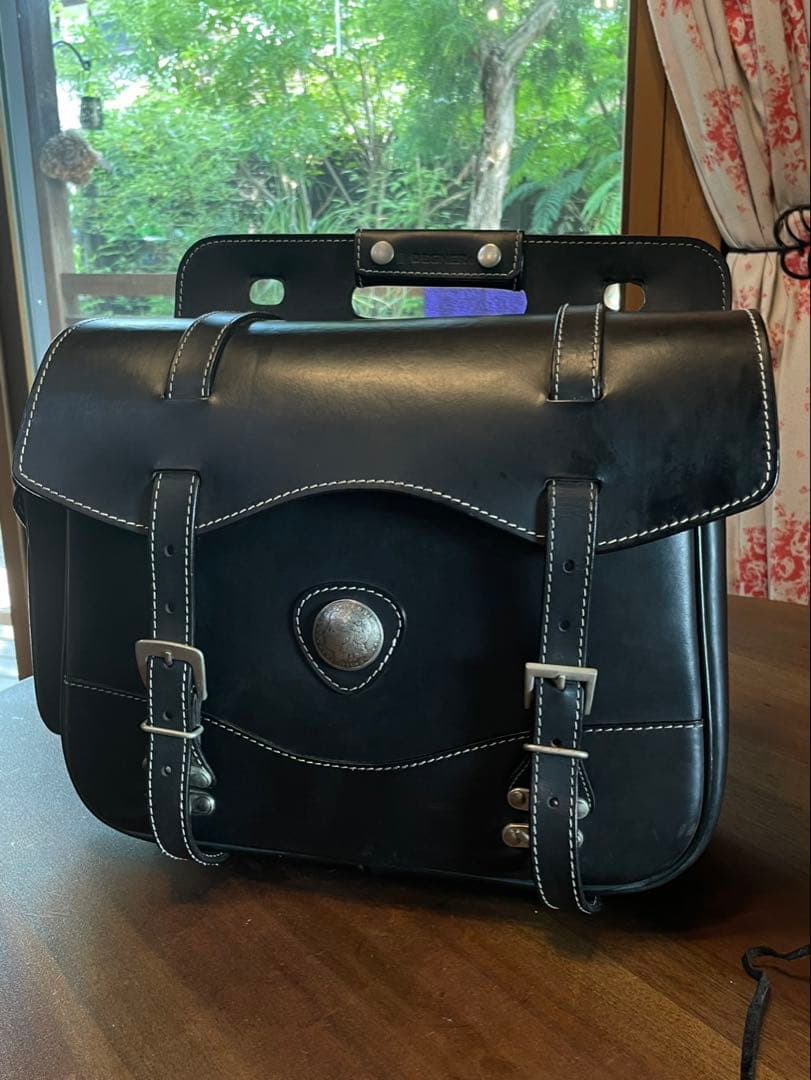 デグナー　レザー製　サドルバッグ　サイドバッグ