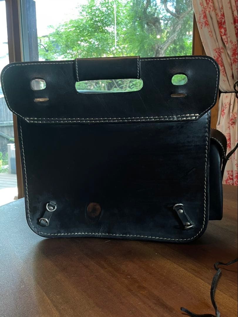 デグナー　レザー製　サドルバッグ　サイドバッグ