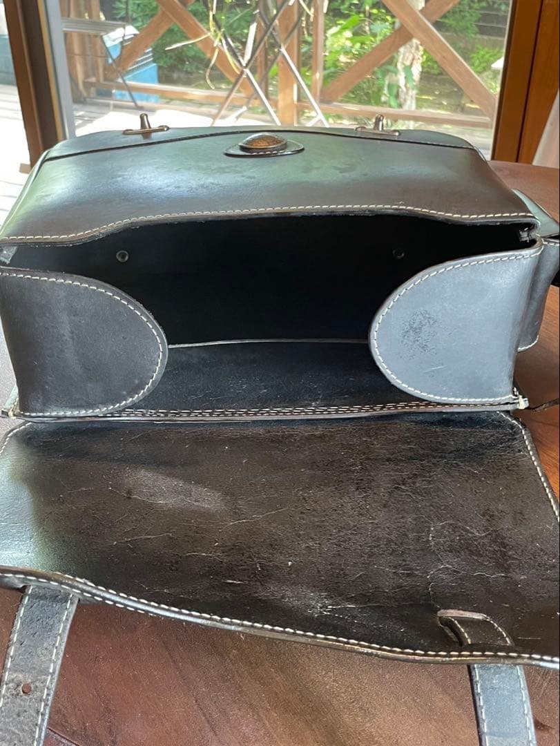 デグナー　レザー製　サドルバッグ　サイドバッグ