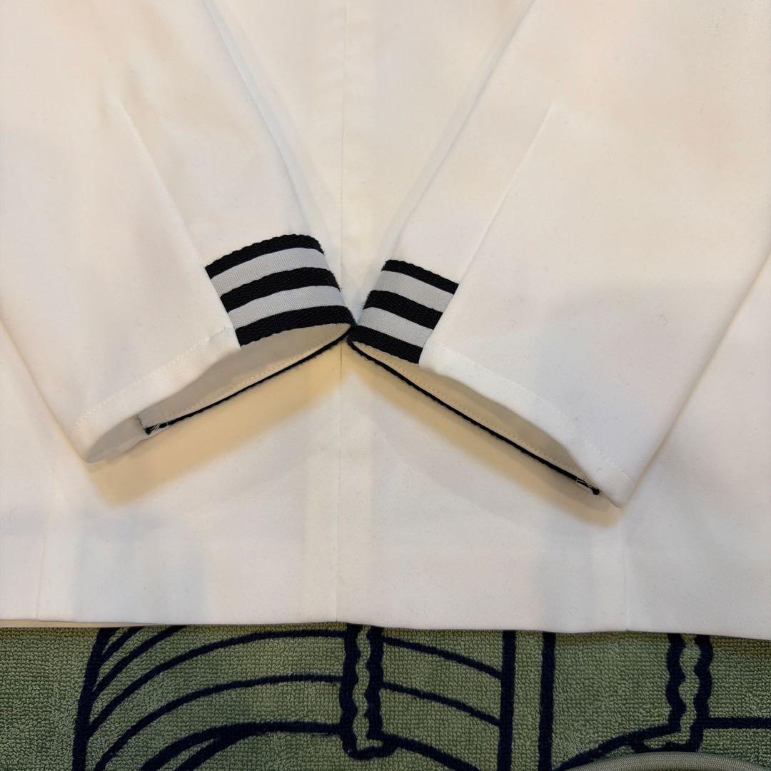 ボーダーズ アット バルコニ　白　長袖　トップス