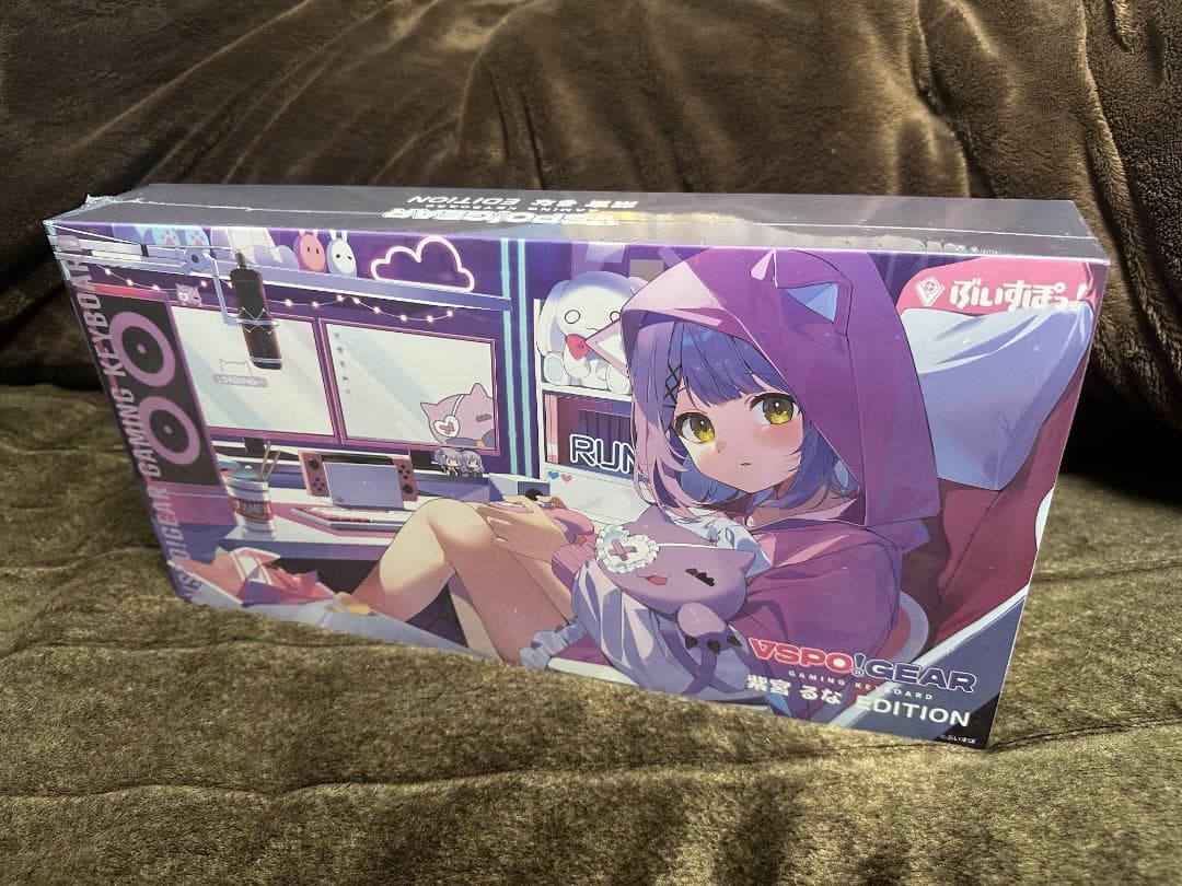 VSPO! GEAR ゲーミングキーボード 紫宮るなEDITION