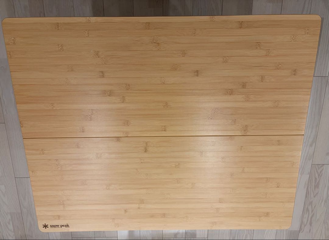 【美品・たのメル便】ワンアクションテーブル竹 収納ケース付 スノーピーク