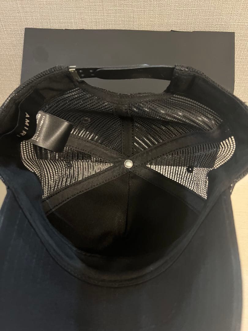 【国内正規】 AMIRI ブラック メッシュキャップ