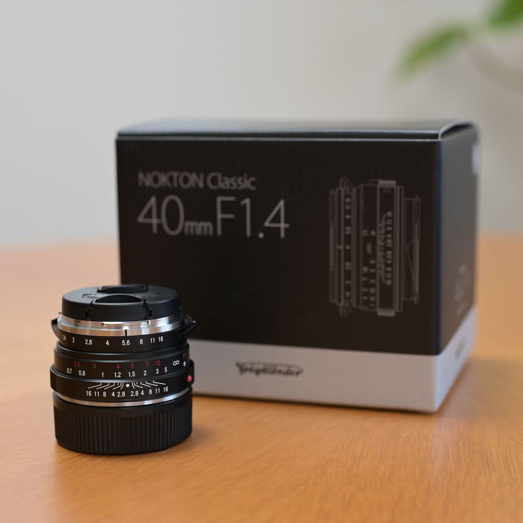 美品 NOKTON Classic 40mm F1.4 SC レンズフィルター付