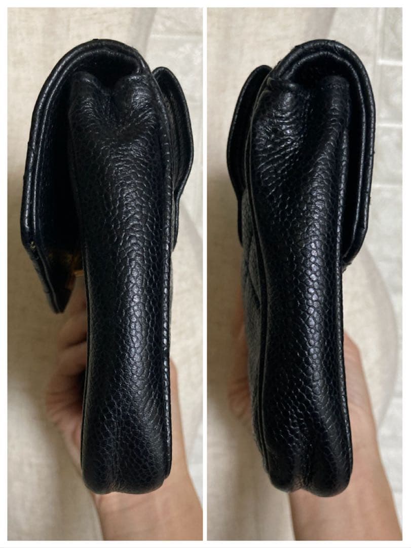 【希少】CHANEL キャビアスキン マトラッセ ウエストポーチ ウエストバッグ