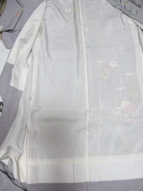 訪問着　蒔き糊　花模様　作家