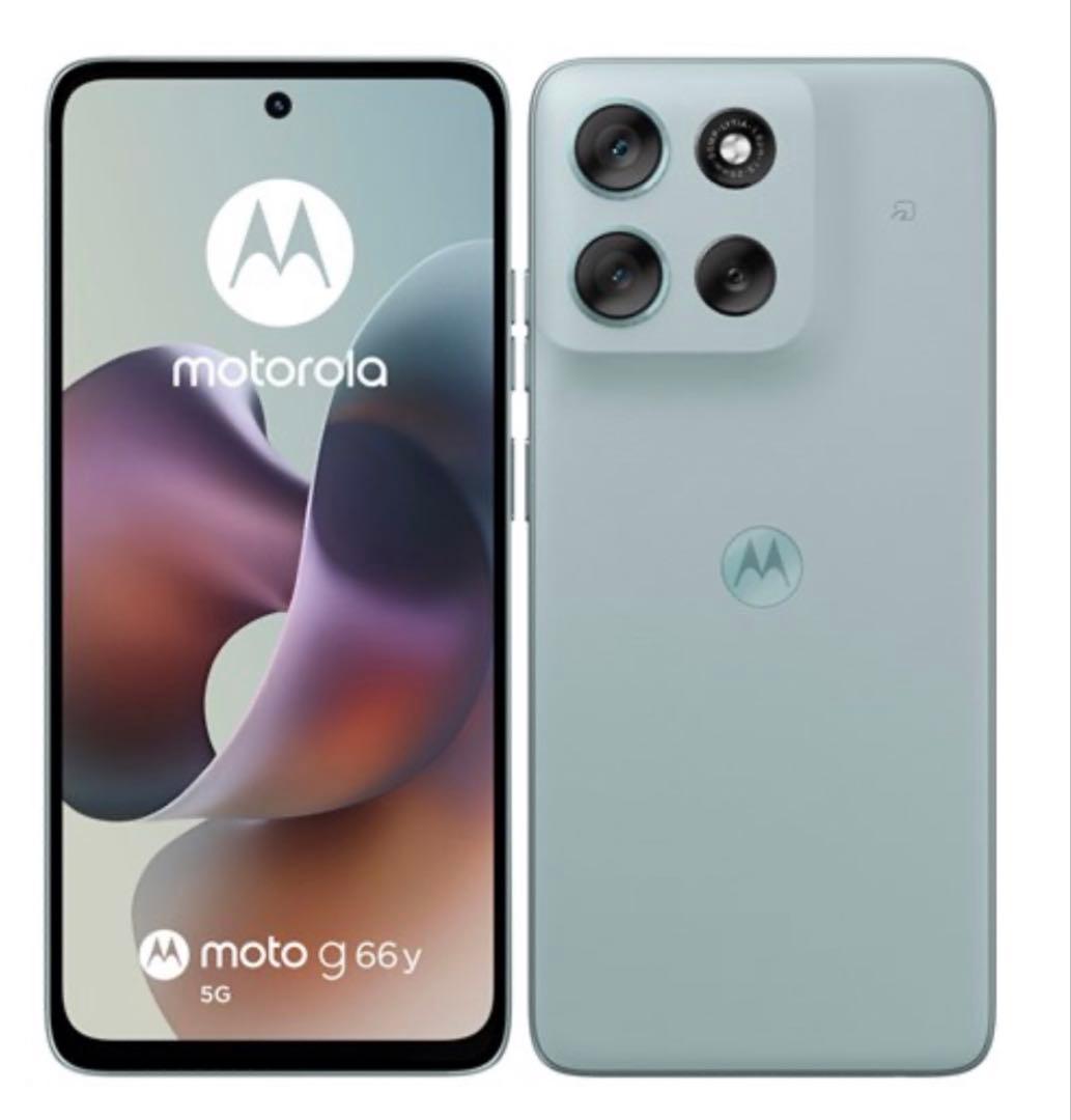 【新品未使用】moto g66y本体、グレーミスト色Motorola残債無し