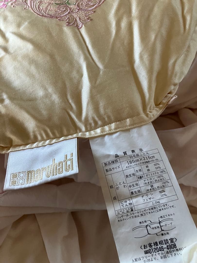 【すぷ】羽毛掛ふとん