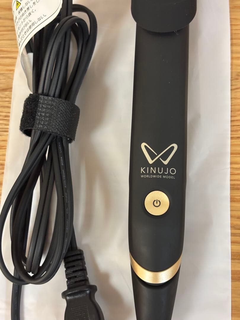 【美品】KINUJO絹女 W ストレートヘアアイロン ブラック　公式ガイド付き