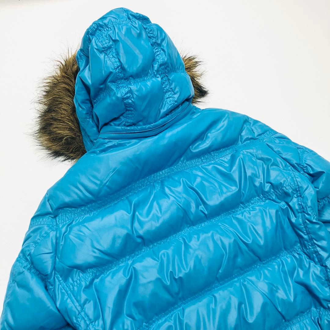 3WAY ユニクロ　ダウンジャケット　Y2K 平成　お兄系　光沢　ファー　M