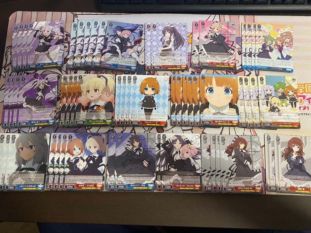 アサルトリリィ ヴァイスシュヴァルツ 8枝デッキ＋パーツ