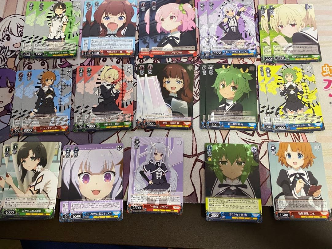 アサルトリリィ ヴァイスシュヴァルツ 8枝デッキ＋パーツ