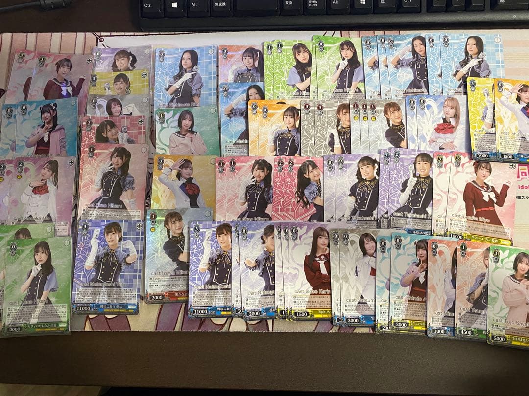 アサルトリリィ ヴァイスシュヴァルツ 8枝デッキ＋パーツ