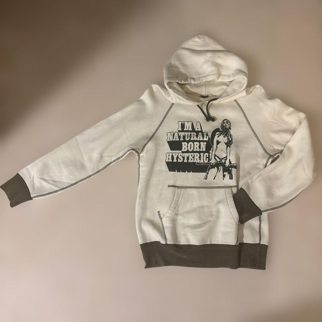 ヒステリックグラマー　パーカー　ベージュ