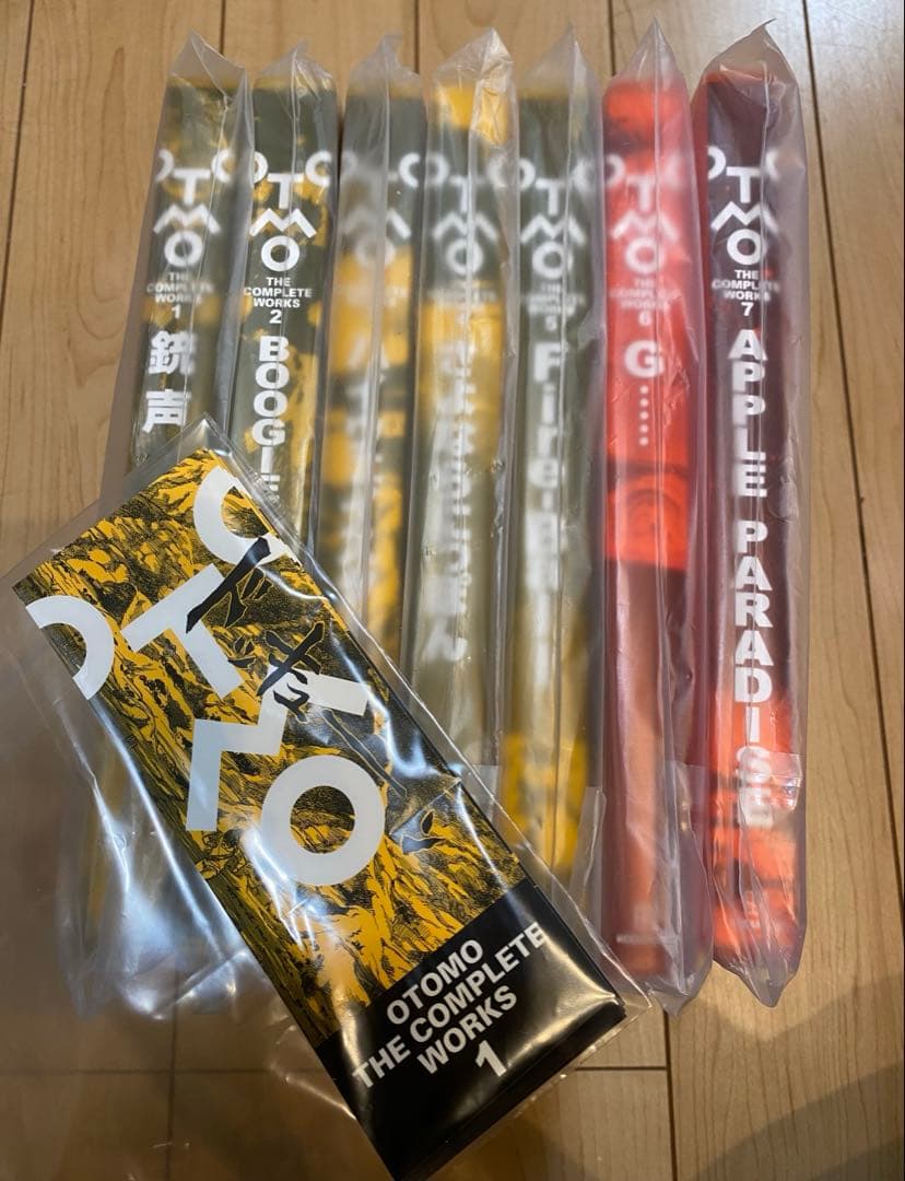 大友克洋　OTOMO THE COMPLETE WORKS 1〜7 ステッカー有