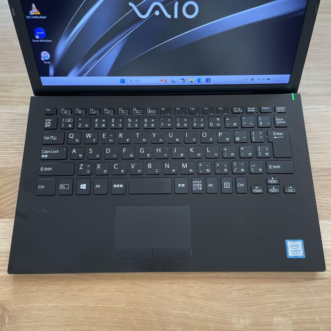 【準美品】VAIO pro PG 第8世代i5 メモリ8GB SSD256GB