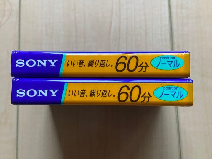 カセットテープ　7本セット　ハイポジ5本　DENON SONY AXIA