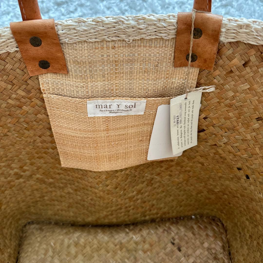 新品未使用バナーバレットカゴバックタグ付ネイビー