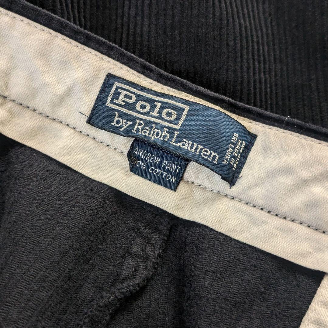 ポロ ラルフローレン　コーデュロイパンツ　黒　w36　コーズ　ANDREW