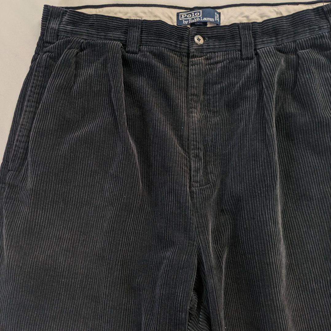 ポロ ラルフローレン　コーデュロイパンツ　黒　w36　コーズ　ANDREW