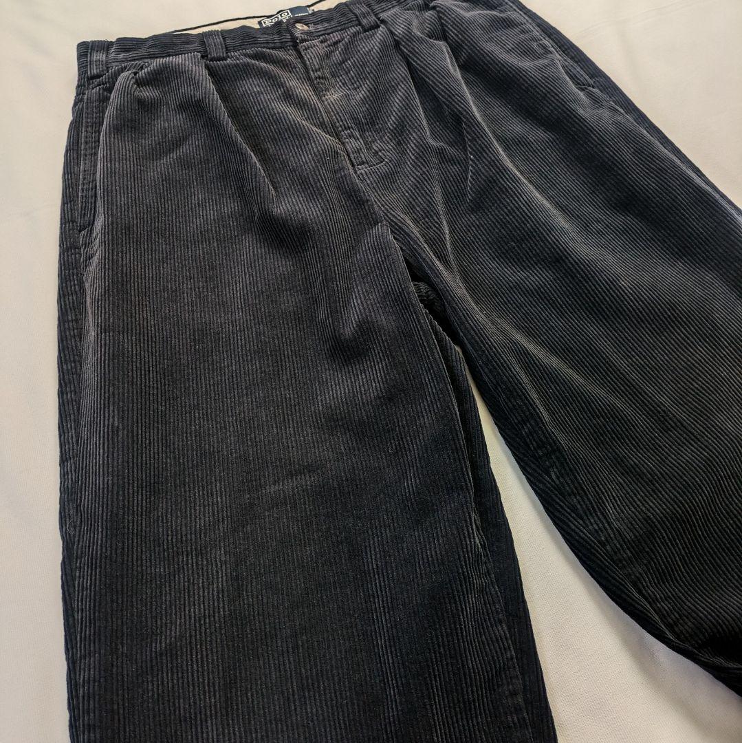 ポロ ラルフローレン　コーデュロイパンツ　黒　w36　コーズ　ANDREW